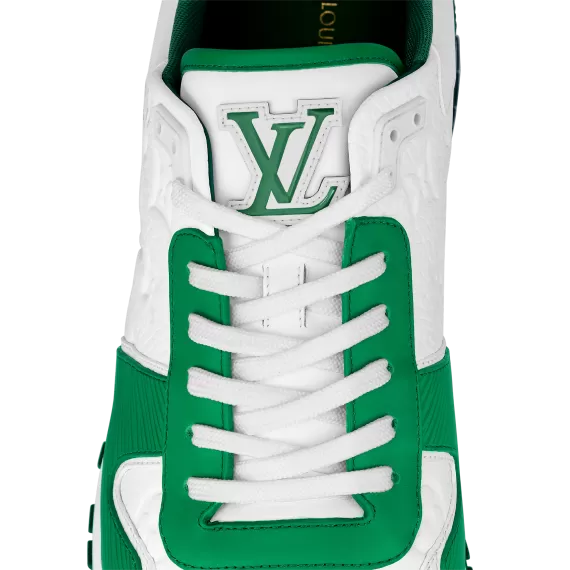 Shop the Latest Men's Louis Vuitton Run 55 Away Sneaker Green - On Sale!