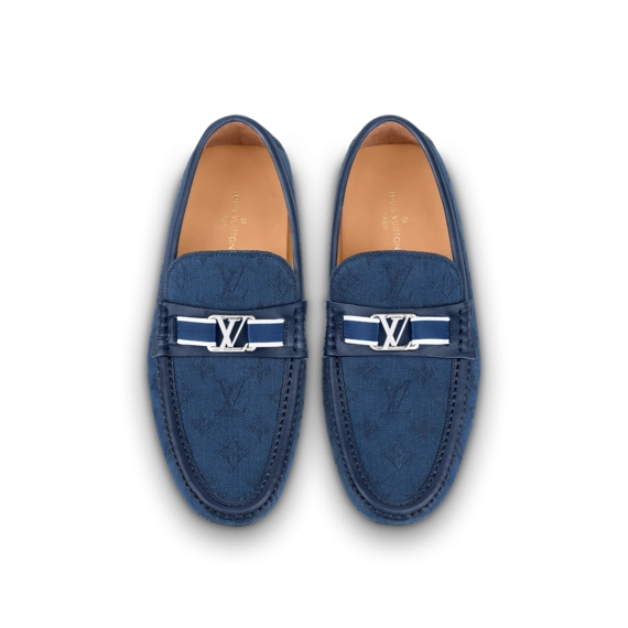 Men's Fashion: Louis Vuitton Hockenheim Mocassin Navy Blue