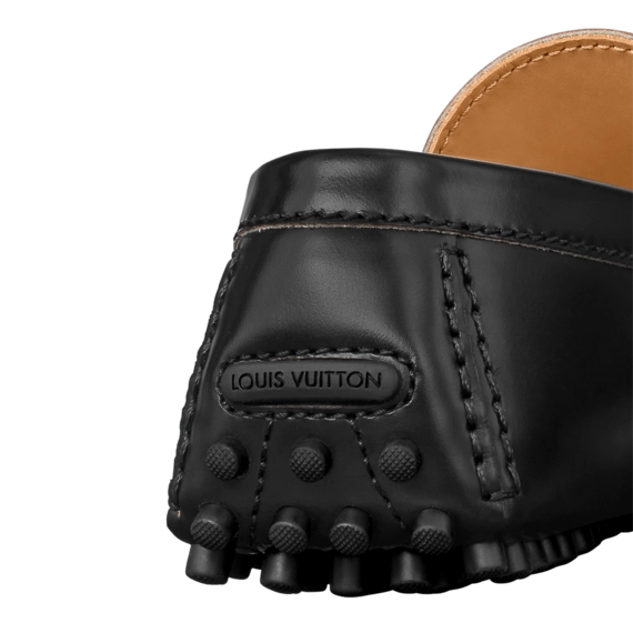 Men's Designer Shoes - Louis Vuitton Hockenheim Mocassin Black