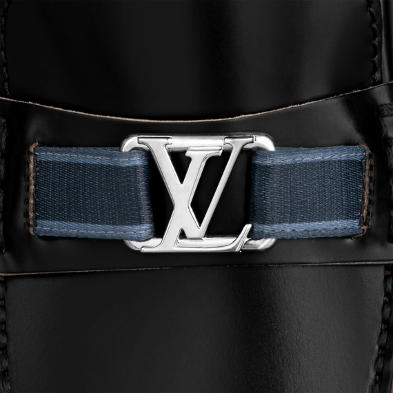 Fashion Designer Shoes for Men - Louis Vuitton Hockenheim Mocassin Black