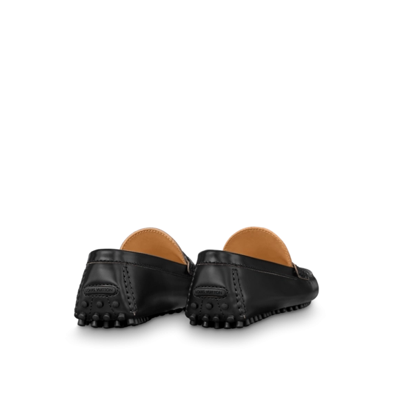 Louis Vuitton Hockenheim Mocassin Black - Men's Designer Footwear