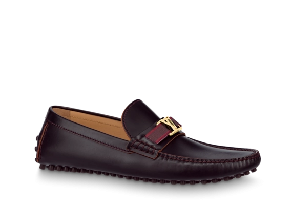 Shop Louis Vuitton Hockenheim Mocassin Moka Brown for Men's