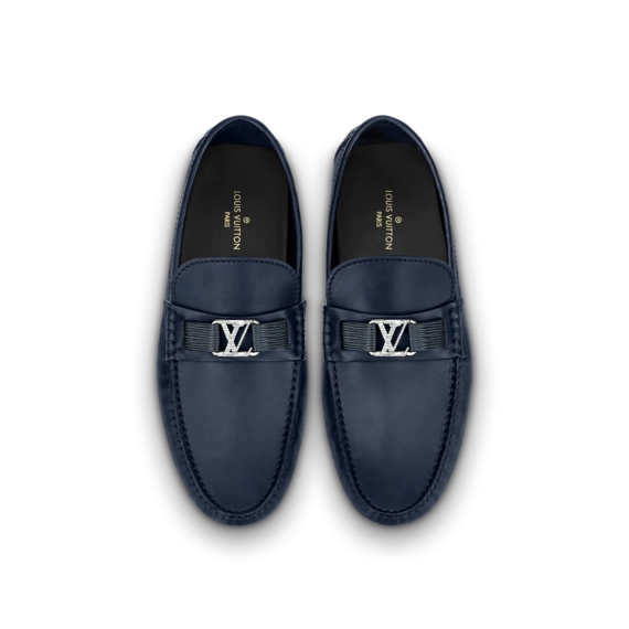 Men's Footwear - Louis Vuitton Hockenheim Mocassin Navy Blue - Buy Now!