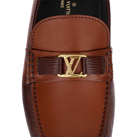 Grab the Deal on Louis Vuitton Hockenheim Mocassin Cognac Brown for Men