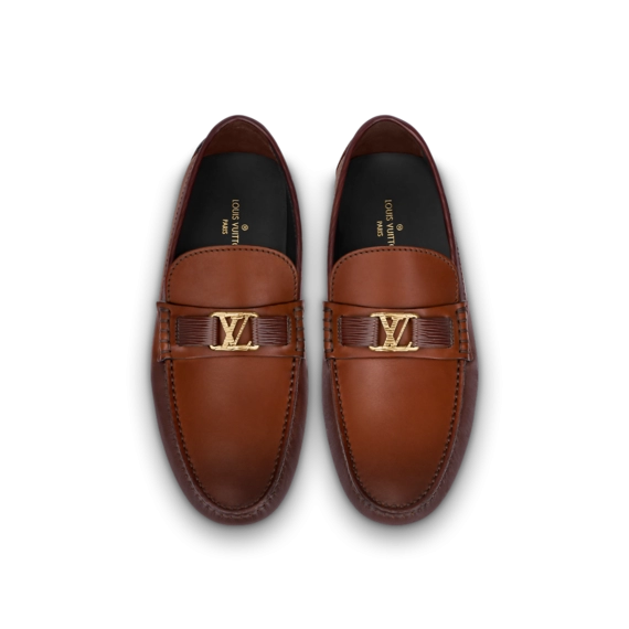 Sale on Louis Vuitton Hockenheim Mocassin Cognac Brown for Men