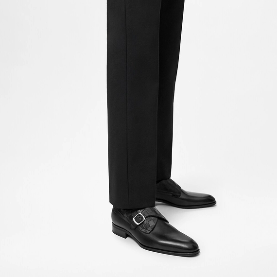 Shop the Latest Louis Vuitton Haussmann Buckle Shoe for Men