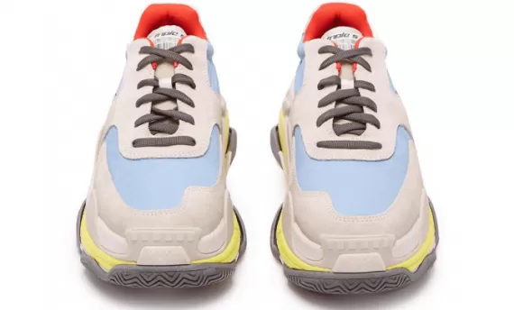 Look Stylish with Balenciaga TRIPLE S TRAINERS - 2.0 Blue / Red for Men at Discount.