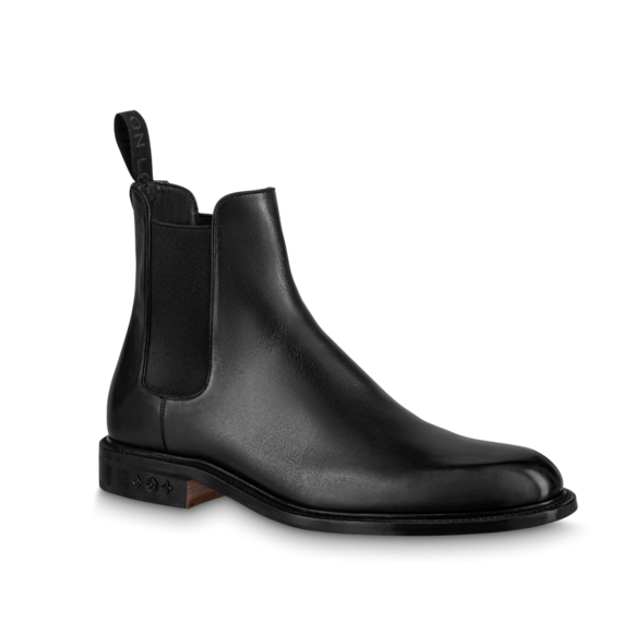 Shop Louis Vuitton Vendome Flex Chelsea Boot With Fur for Men