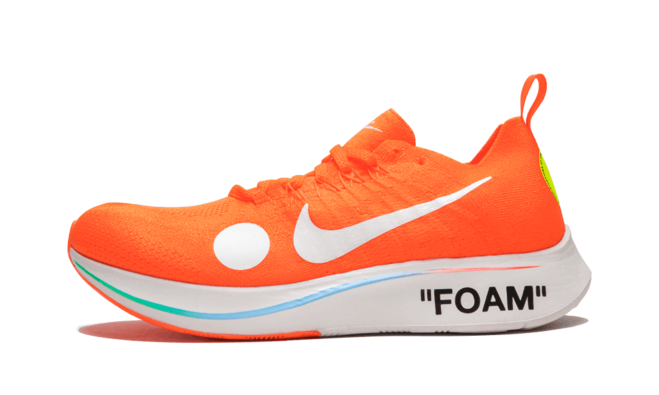 Nike x Off-White Zoom Fly Mercurial Flyknit - Orange - Men's Discounted Shoes