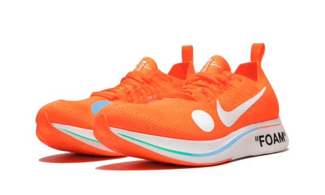 Get Discounted Nike x Off-White Zoom Fly Mercurial Flyknit - Orange for Men