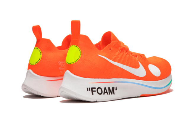 Shop Men's Nike x Off-White Zoom Fly Mercurial Flyknit - Orange at Discounted Prices