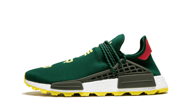 Women's Pharrell Williams NMD Human Race TRAIL NERD Green - Get Now