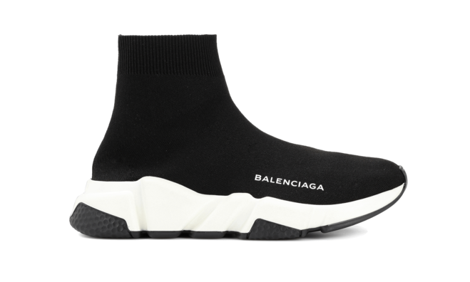 Shop Balenciaga Speed Runner MID Black/White/Black for Women at Discount
