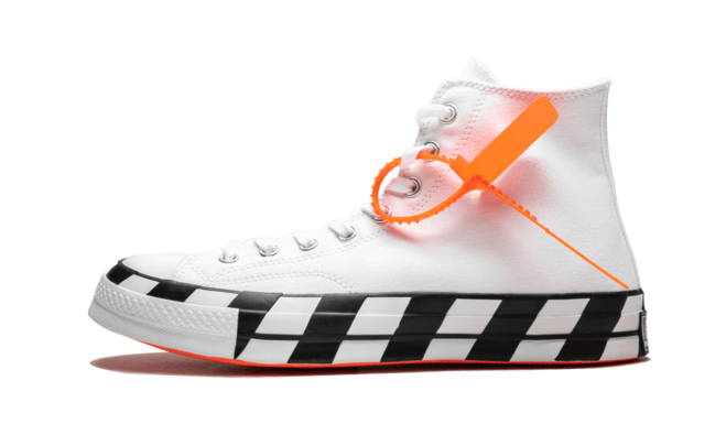 Converse Chuck 70 Hi Off White - WHITE CONE BLACK - Men's Shoes