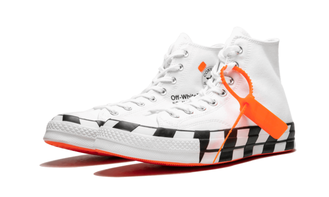 Men's Shoes - Get Converse Chuck 70 Hi Off White - WHITE CONE BLACK