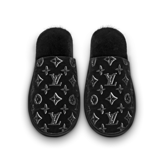 Women's Fashion - LV Suite Open Back Flat Loafer on Sale!