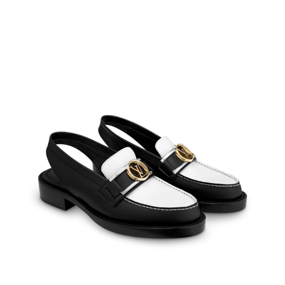 Stylish Louis Vuitton Academy Slingback Flat Loafer for Women - Get Discount Now!
