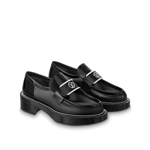 Discounted Luxury Shoes - Louis Vuitton Academy Loafer for Women