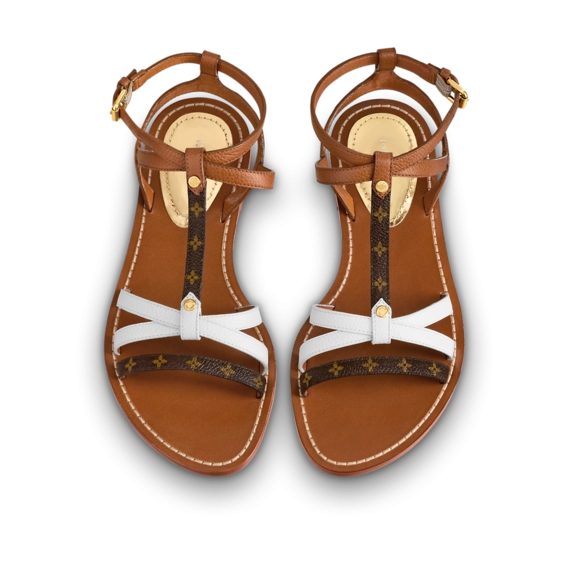 Women's Footwear on Sale - Louis Vuitton Explorer Flat Sandal!