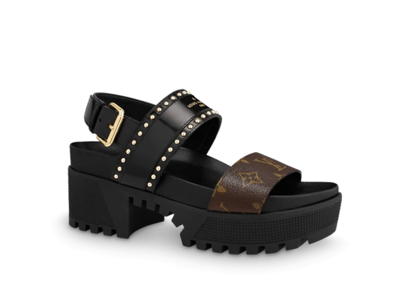 Get Women's Louis Vuitton Laureate Platform Sandal On Sale!