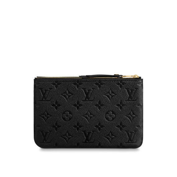 Women's Luxury Accessorizing with a Louis Vuitton Double Zip Pochette!