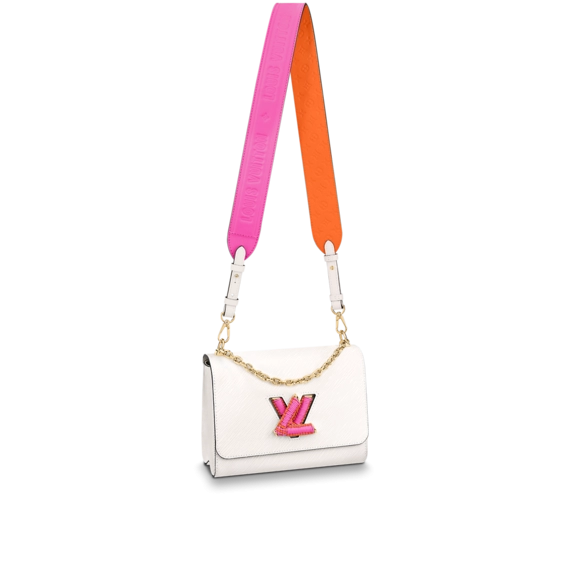 Look fabulous with the Louis Vuitton Twist MM for women.