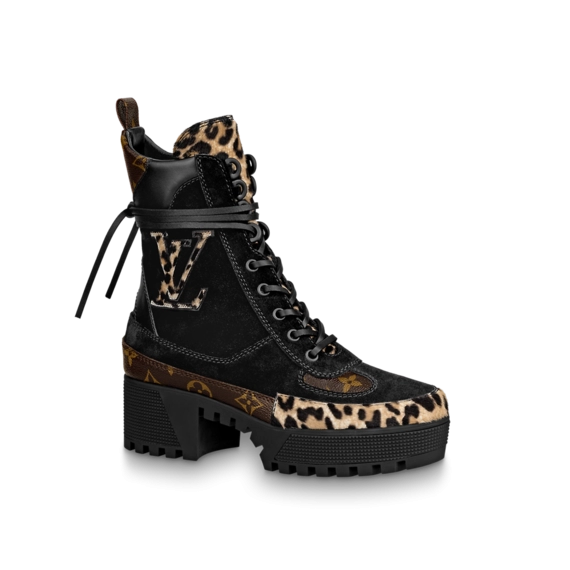Shop Women's Louis Vuitton Laureate Platform Desert Boot with Discount