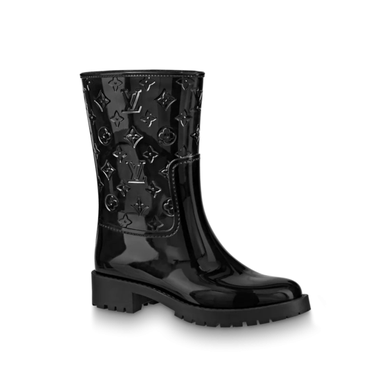 Shop Louis Vuitton Drops Flat Half Boot for women's on sale!