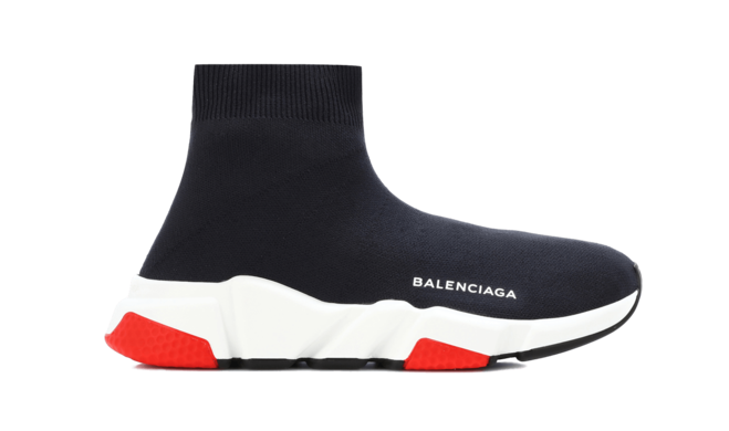 Buy Women's Balenciaga Speed Runner MID Black/Red
