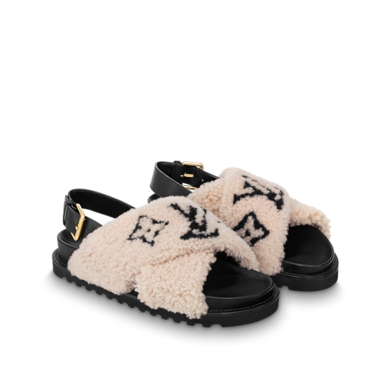 Women's Louis Vuitton Paseo Flat Comfort Sandal - Purchase Today