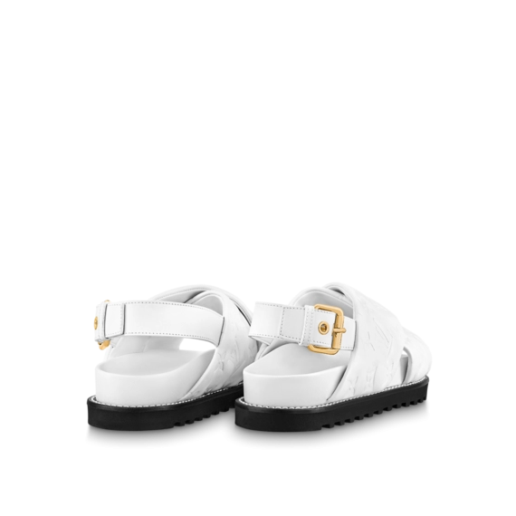 Women's Fashion: Get Louis Vuitton Paseo Flat Comfort Sandal on Sale