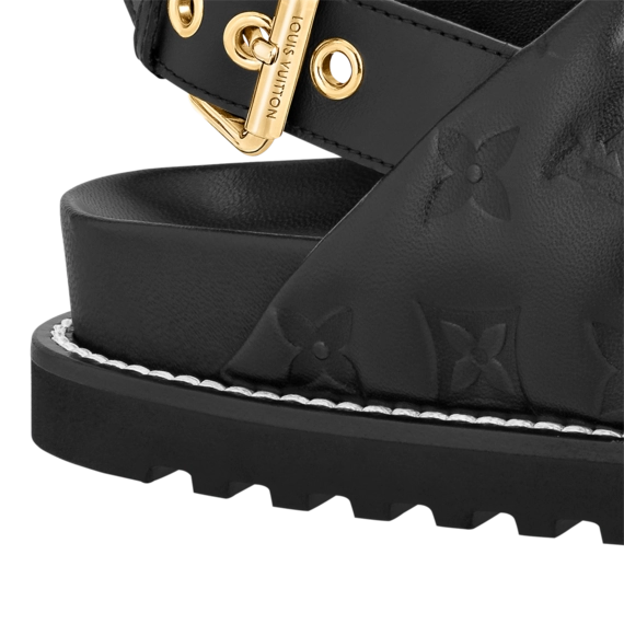 Women's Designer Sandals: Louis Vuitton Paseo Flat Comfort