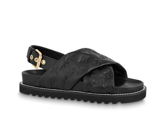 Shop Louis Vuitton Paseo Flat Comfort Sandal for Women