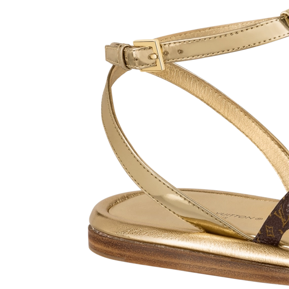 Shop for Women's Louis Vuitton Vedette Flat Sandal - Get Discount!