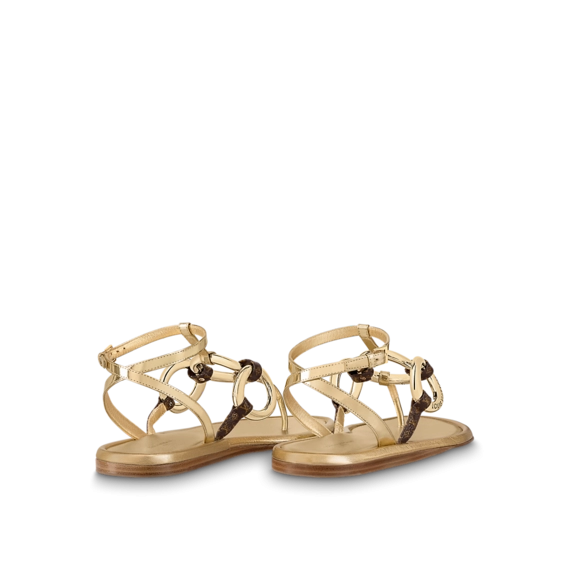 Women's Designer Footwear - Louis Vuitton Vedette Flat Sandal - Shop Now!