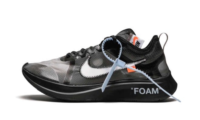 Men's Off-White x Nike Zoom Fly - Black at Discount Price