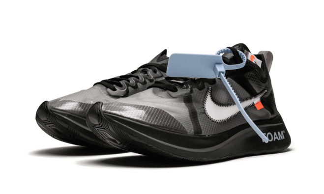 Shop Men's Off-White x Nike Zoom Fly - Black at Discounted Price