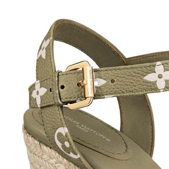 Look Stylish with the Louis Vuitton Starboard Wedge Sandal for Women