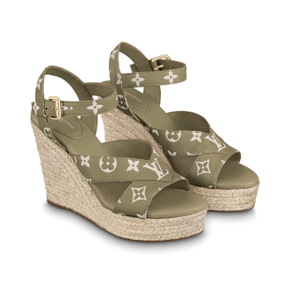 Women's Louis Vuitton Starboard Wedge Sandal - Get it Now!