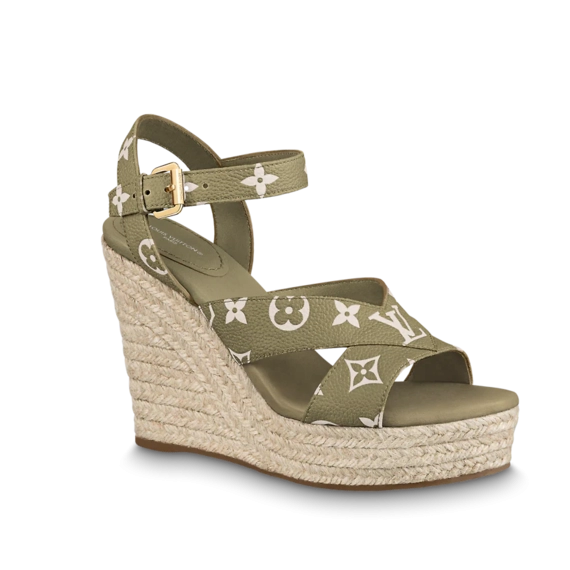 Louis Vuitton Starboard Wedge Sandal for Women - Get, Shop Now!