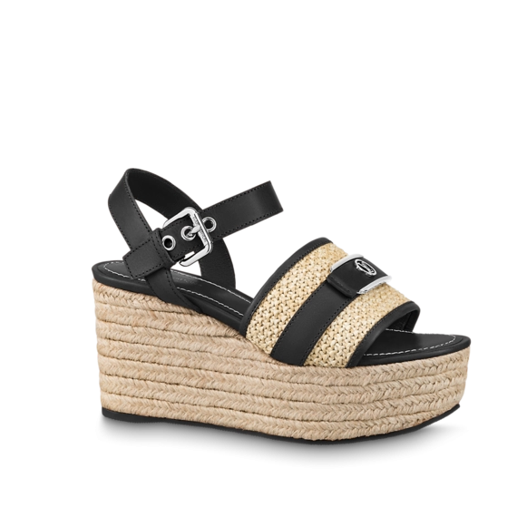 Buy Louis Vuitton Starboard Wedge Sandal for Women - Shop Luxury Designer Sandals Now!