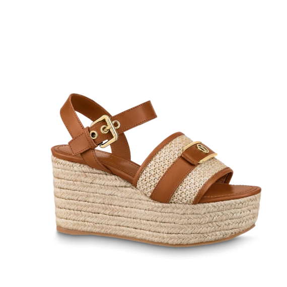 Shop Louis Vuitton Starboard Wedge Sandal for Women's! Sale Now On!