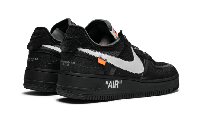 Men's Fashion: Off-White x Nike Air Force 1 Low - Black