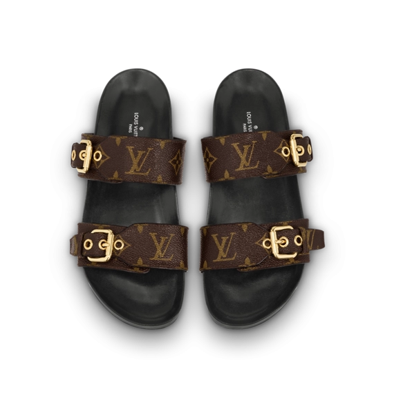 Shop Now and Save - Louis Vuitton Bom Dia Flat Mule