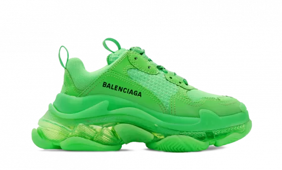 Women's Balenciaga Triple S - Neon Green: Get, Shop Now!