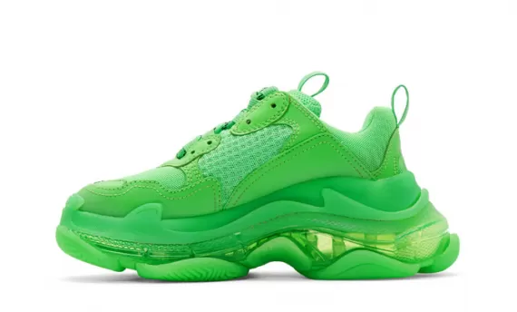 Women's Fashion: Balenciaga Triple S - Neon Green!