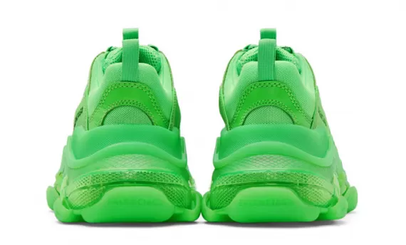 Women's Balenciaga Triple S - Neon Green: Look Fabulous Now!