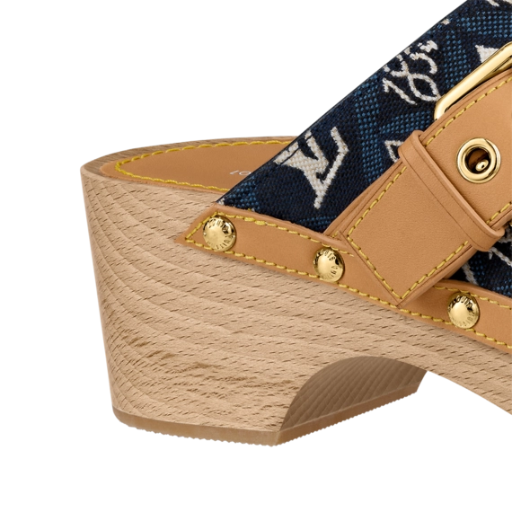 Women's Designer Shoes - Louis Vuitton Since 1854 Cottage Clog Mule - Discount Available