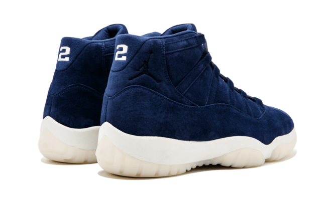 Upgrade Your Wardrobe with Men's Air Jordan 11 Derek Jeter NAVY/SUEDE From Our Shop