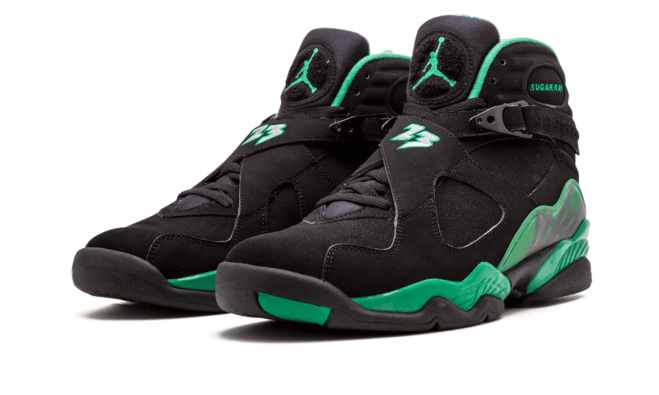 Women's Air Jordan 8 Retro Sugar Ray BLACK/STEALTH-CLOVER - Buy Now at Sale Shop